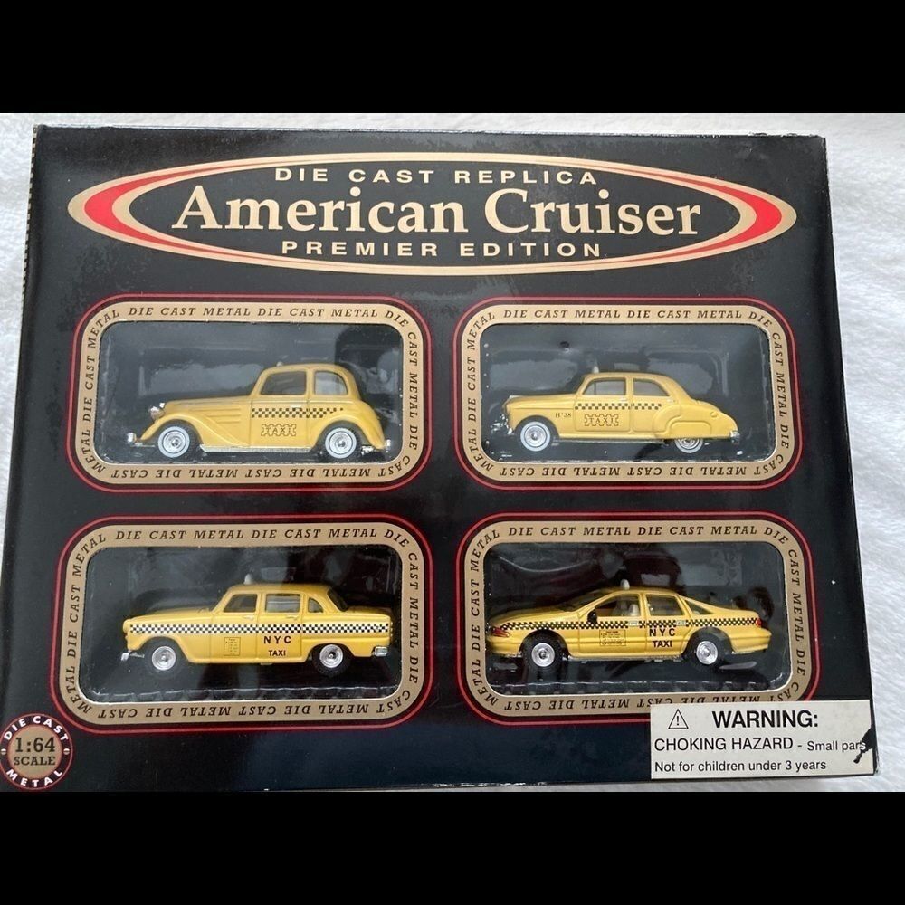 American Cruiser Die Cast Replica Premier Edition 1:64 Taxi Series NIB